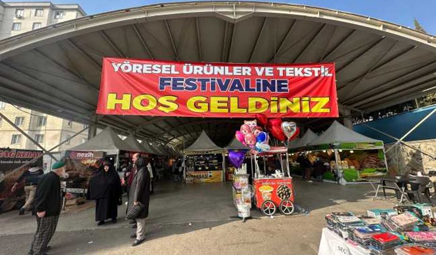 Kahramanmaraş’ta Yöresel Ürünler ve Tekstil Festivali’ne yoğun ilgi