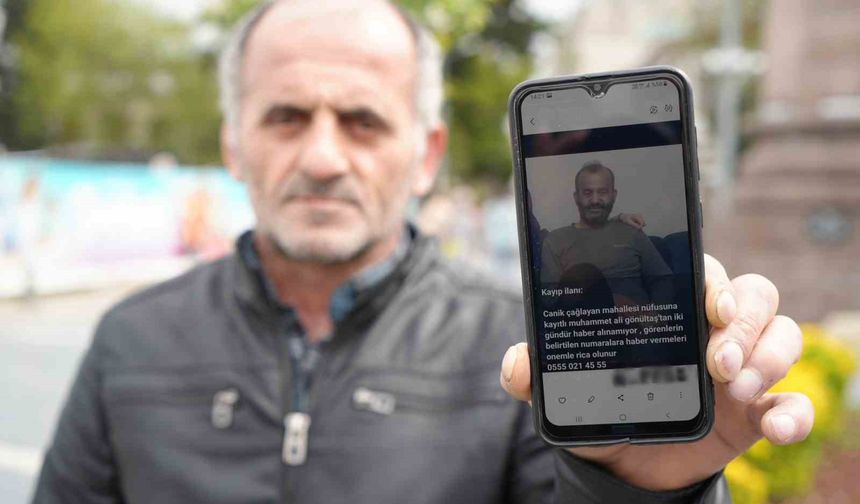 Engelli adamdan 3 gündür haber alınamıyor