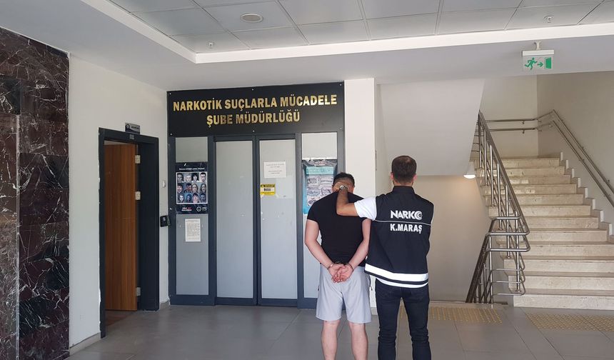 Kahramanmaraş’ta yasaklı maddeden aranan şahıs yakalandı
