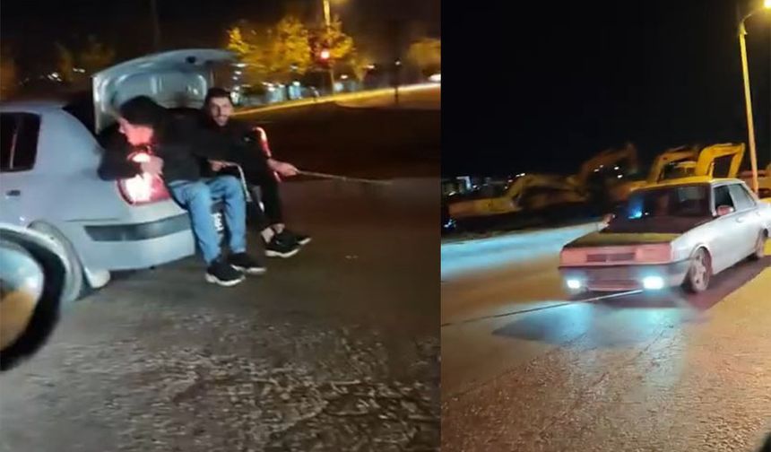 Arızalanan TOFAŞ’ı iple çektiler