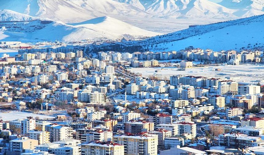 Afşin'de kar sonrası manzara hayran bıraktı