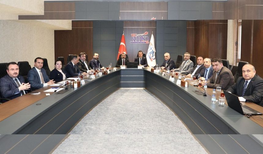 Bölgesel Kalkınmada Ortak Akıl KMTSO’da Buluştu