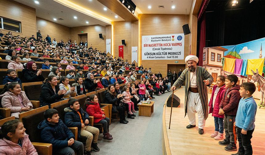 “Bir Nasrettin Hoca Varmış” Tiyatrosu Göksun’da Miniklerle Buluşacak