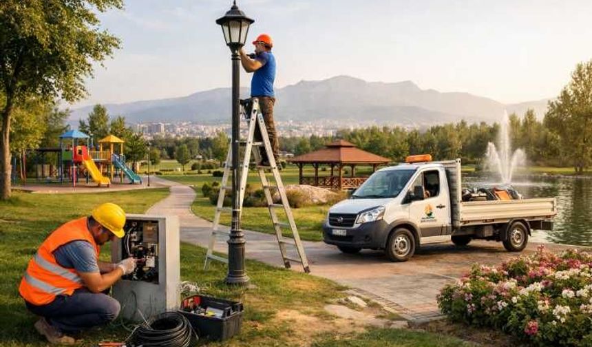 Onikişubat’ta park ve yeşil alanlar yenileniyor