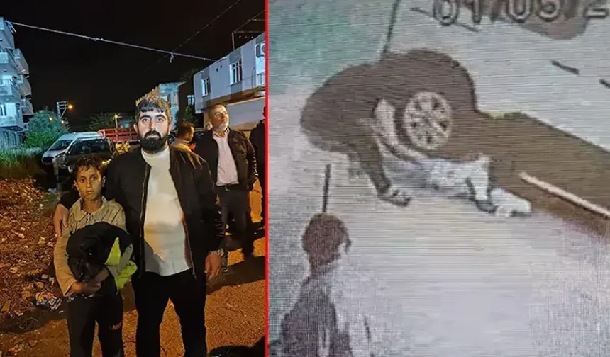 Ezilmekten kurtarılan Hamza, kahramanıyla buluştu
