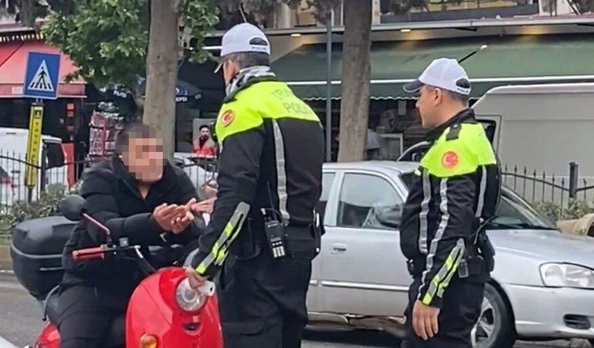 Kahramanmaraş’ta bindiği motosikletin iki katı ceza yedi