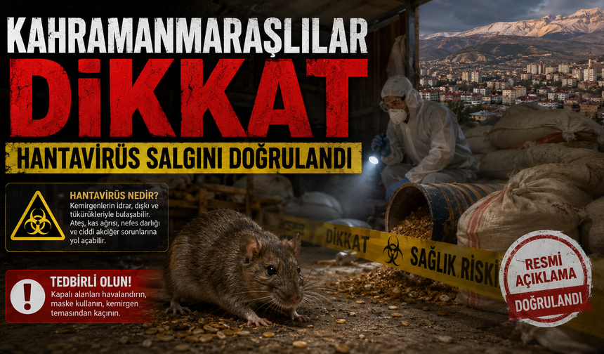 Kahramanmaraşlılar Dikkat: Hantavirüs Salgını Doğrulandı