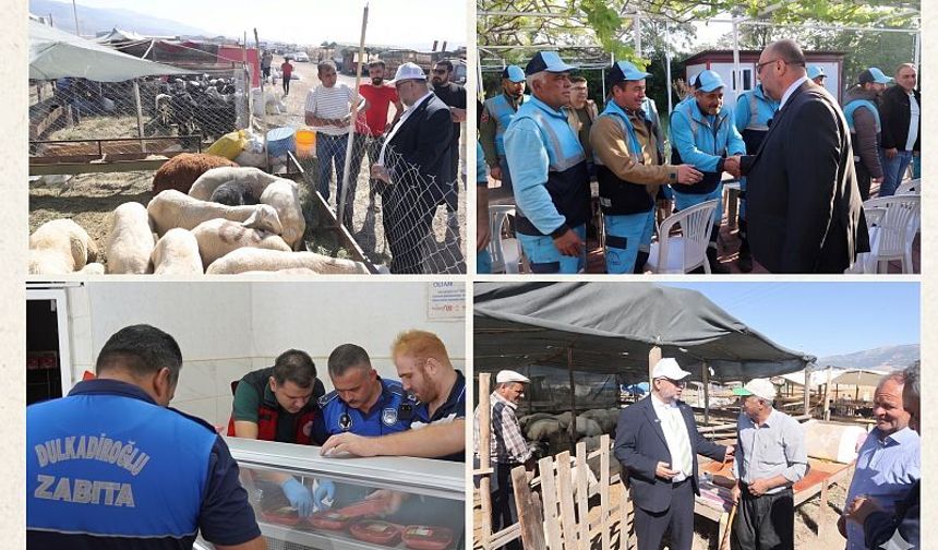 Dulkadiroğlu’nda kurban bayramı hazırlıkları