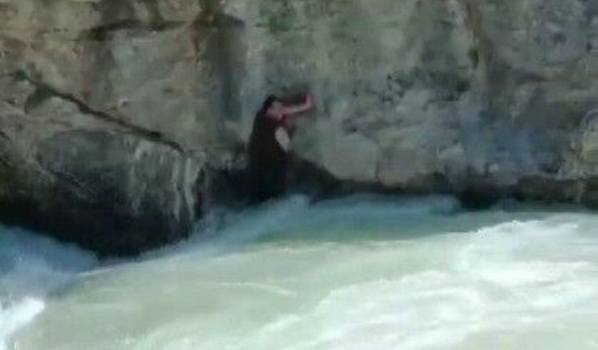 Kahramanmaraş Ceyhan Nehri'nde boğulan vatandaşın son görüntüsü ortaya çıktı
