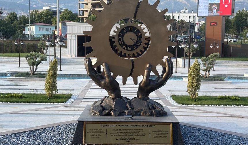 Kahramanmaraş’a anlamlı 6 Şubat anıtı inşa edildi