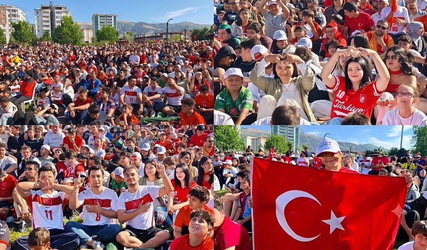 Kahramanmaraş’ta Milli Maç Heyecanından Renkli Kareler