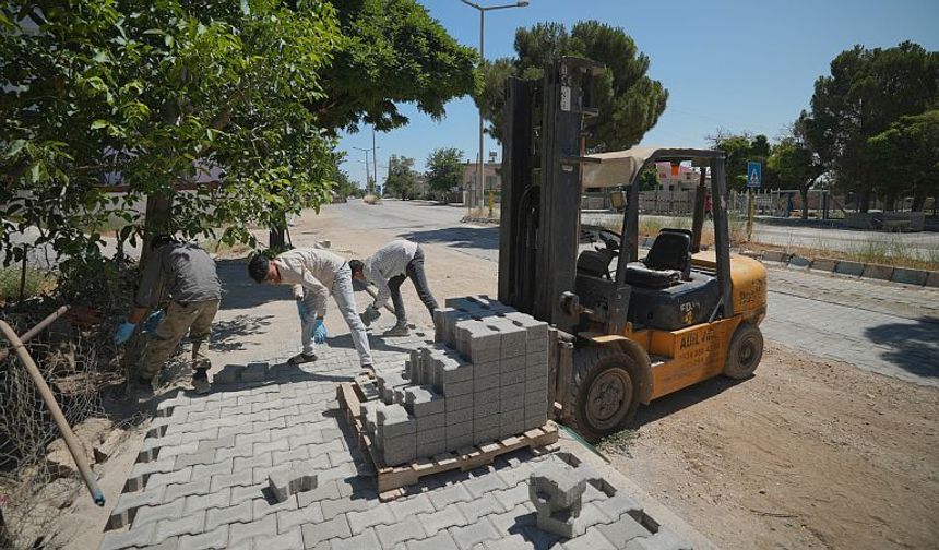 Türkoğlu'nda 5 Bin Metrekare Kilit Parke Uygulanacak
