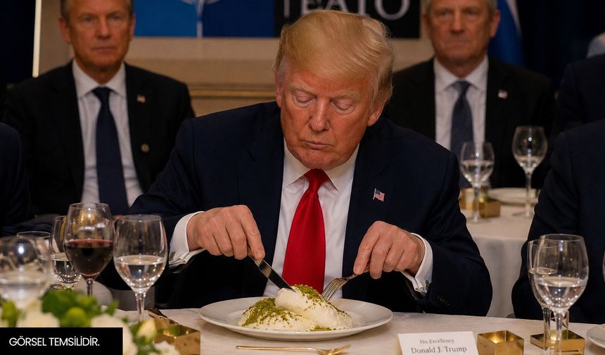 Trump Maraş dondurması yedi!