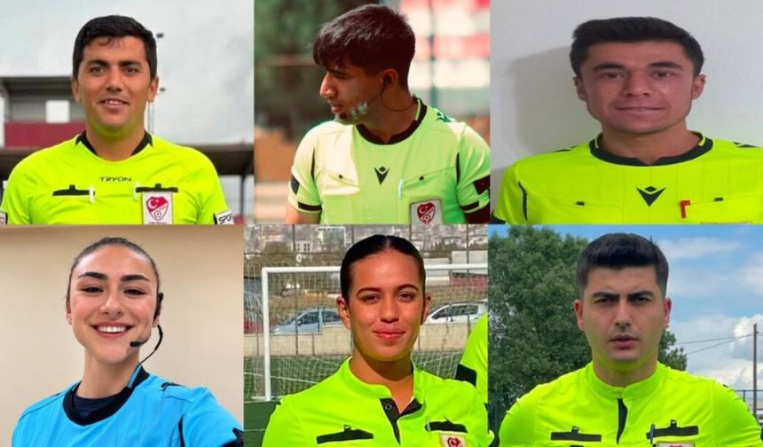 Kahramanmaraşlı 12 hakem üst klasmana yükseldi