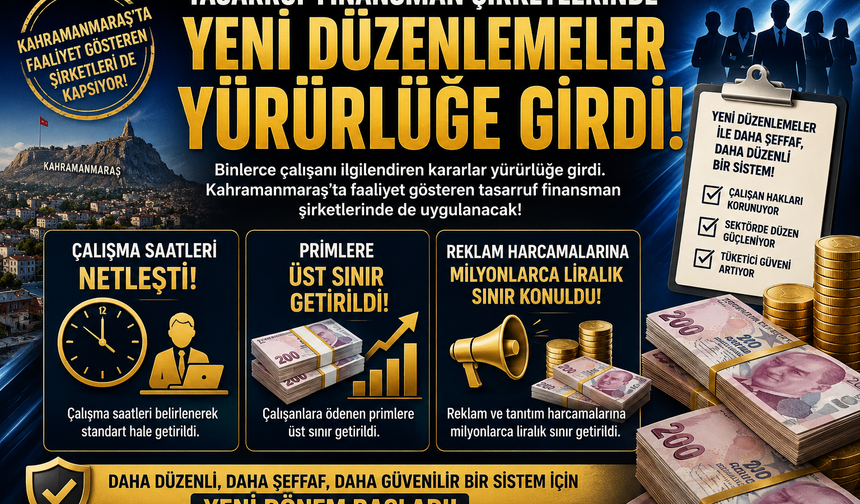 Kahramanmaraş'ta Binlerce Çalışanı İlgilendiren Karar! Mesai ve Prim Sistemi Değişti