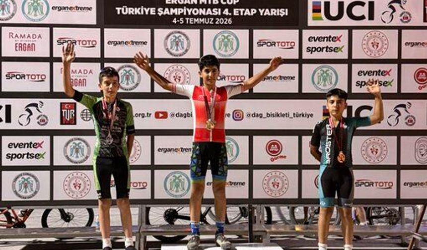 Kahramanmaraş’ın Bisikletteki Genç Yeteneği Türkiye Üçüncüsü Oldu