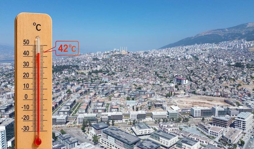 Kahramanmaraş Kavrulacak! Sıcaklık 42 Dereceye Kadar Çıkacak