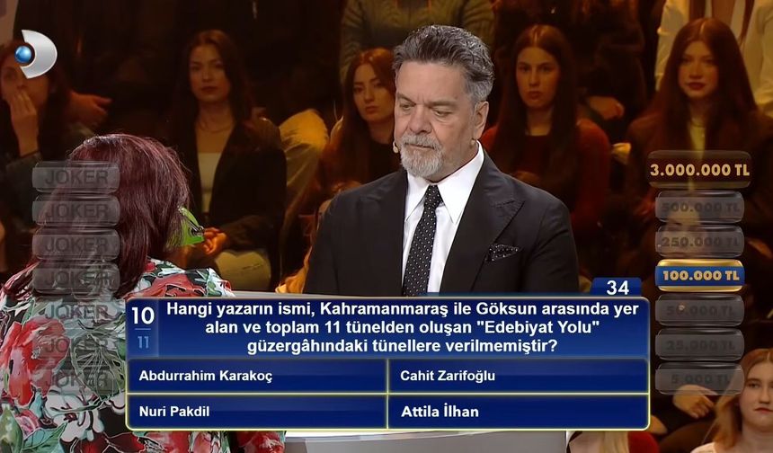 Kahramanmaraş'ın Edebiyat Mirası Beyaz'la Joker'de Soruldu!