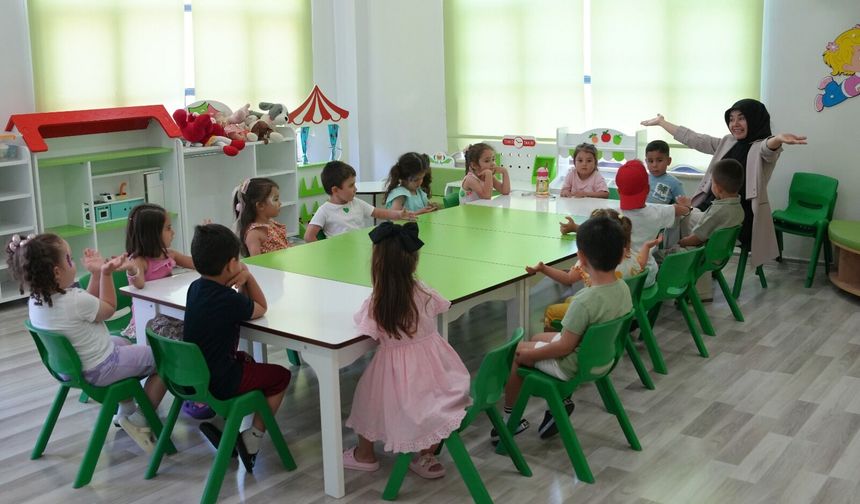 Onikişubat’ta Minik Kalpler Yaz Okulu’nda Eğitim Başladı