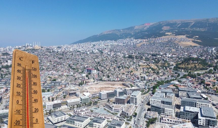 Kahramanmaraş’ta Termometreler 39 Dereceyi Görecek!