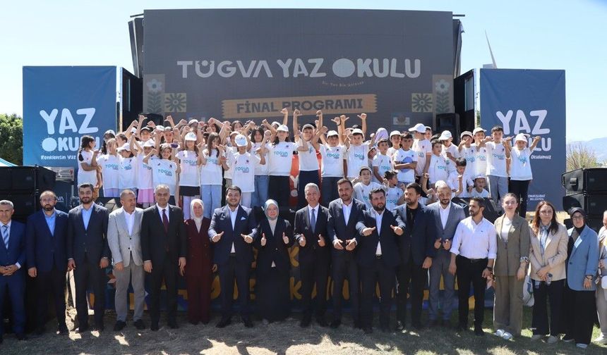 TÜGVA Yaz Okulları büyük final programıyla sona erdi