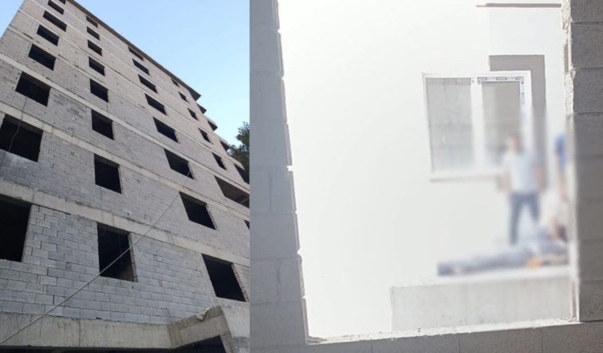 Kahramanmaraş’ta kaçak inşaattan düşen işçi hayatını kaybetti