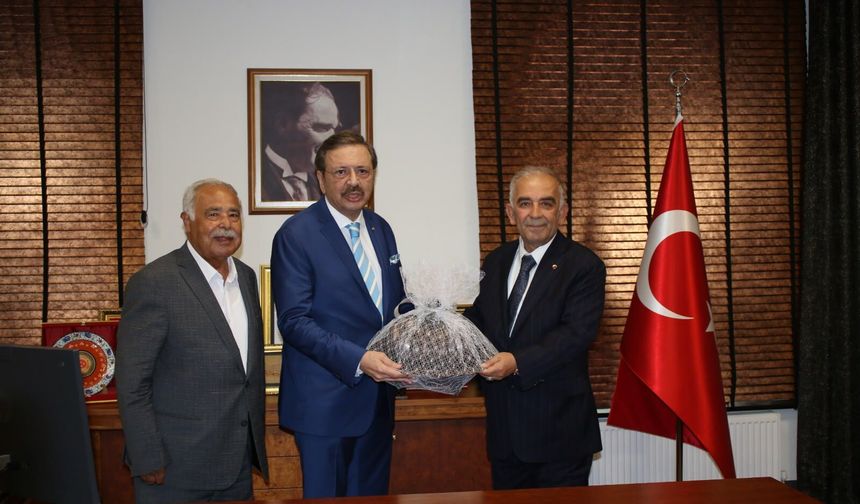 Hisarcıklıoğlu’ndan Kahramanmaraş Ticaret Borsası’na Ziyaret