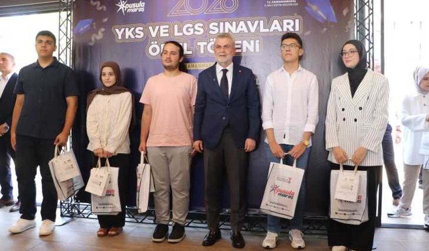 Kahramanmaraş'ta Türkiye Derecesi Yapan Öğrenciler Onurlandırıldı