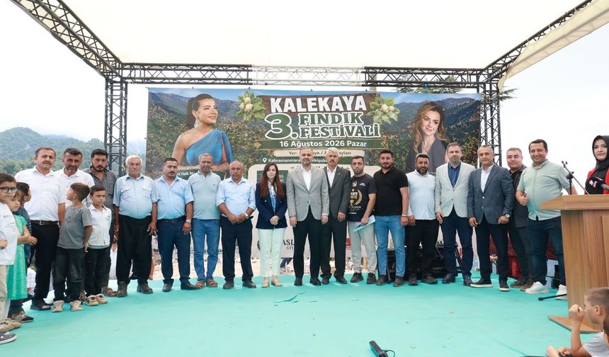 Başkan Toptaş, Kahramanmaraş’ın Karadeniz’i Kalekaya’da Fındık Festivali’ne katıldı