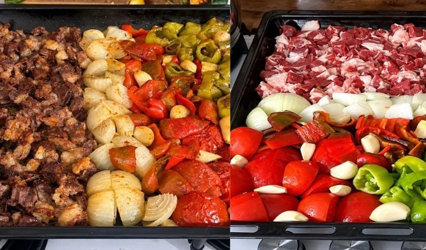 Kuzu Eti ve Sebzelerin Fırındaki Buluşması