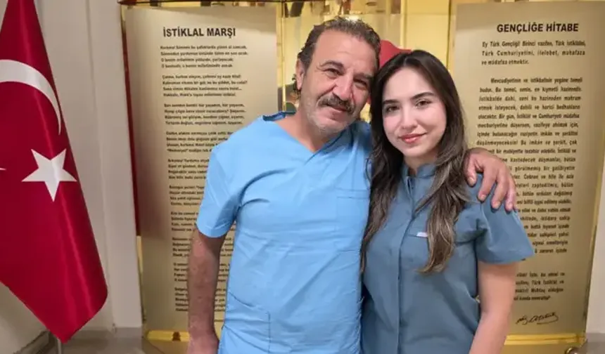 Doğduğu hastaneye doktor olarak atandı; meslektaşı babasıyla birlikte şifa dağıtıyor