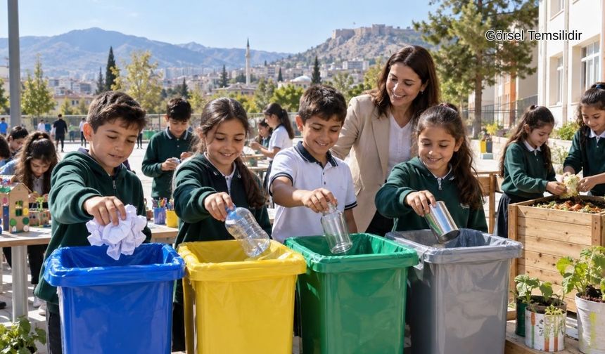 Kahramanmaraş’taki Okullarda Sıfır Atık Projesi Başlıyor