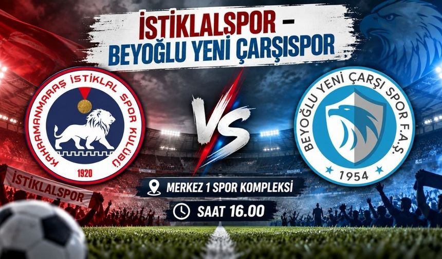 İstiklalspor – Beyoğlu Yeni Çarşıspor Maçı Canlı İzle