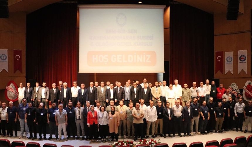 Necati Kahveci güven tazeledi, BEM-BİR-SEN’de yeni dönem başladı
