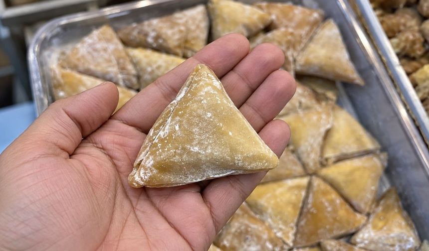 Pekmez ve cevizle hazırlanan samsa tezgaha çıktı, fiyatı ne kadar?