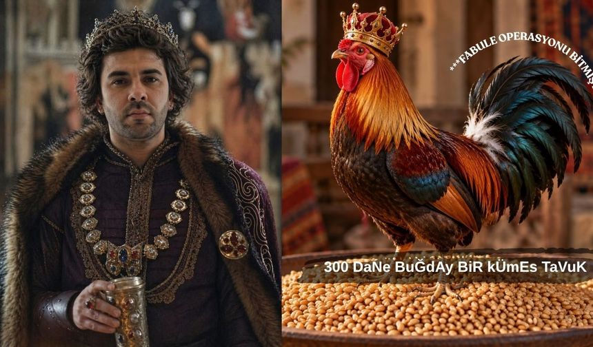 300 DANE BUĞDAYA BİR KÜMES TAVUK