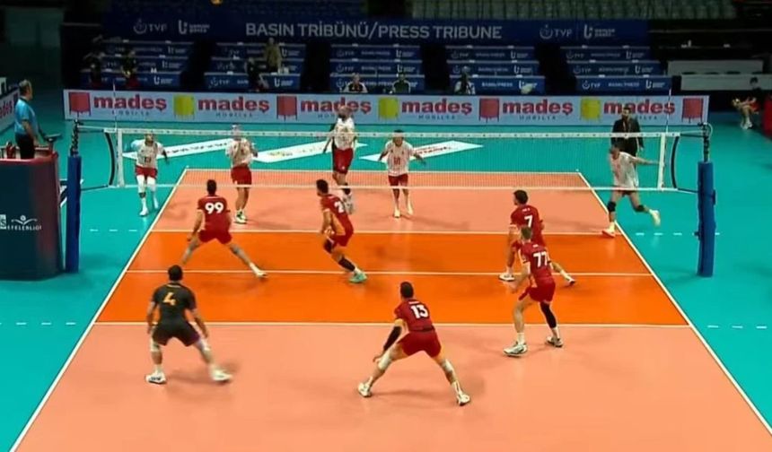 Galatasaray, Akedaş Onikişubat Belediyespor'a Set Vermedi
