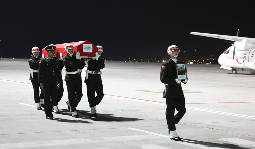 Şehit Yusuf Güneş’in Naaşı Memleketi Kahramanmaraş’ta Karşılandı