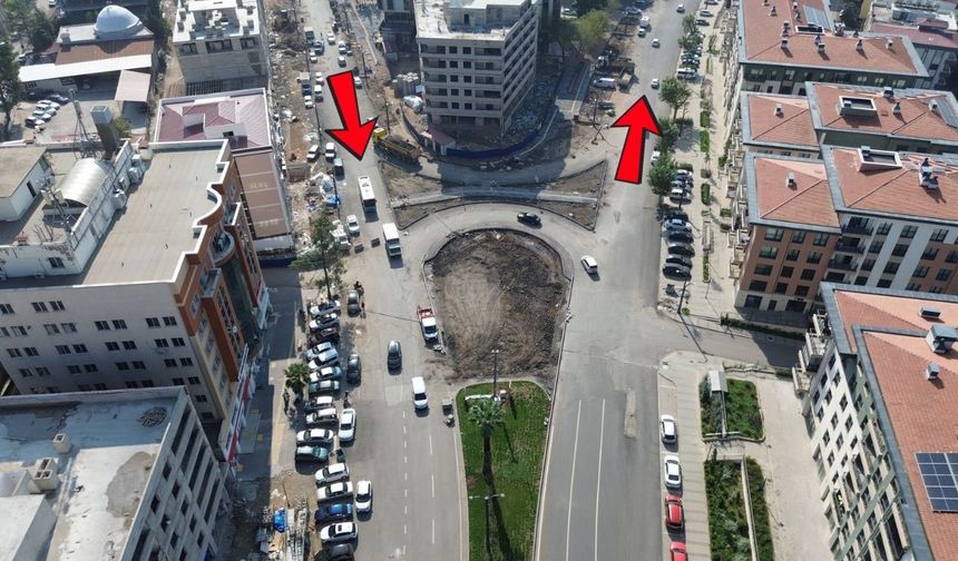 Kahramanmaraş’ta iki caddenin bazı bölümleri tek yön oldu
