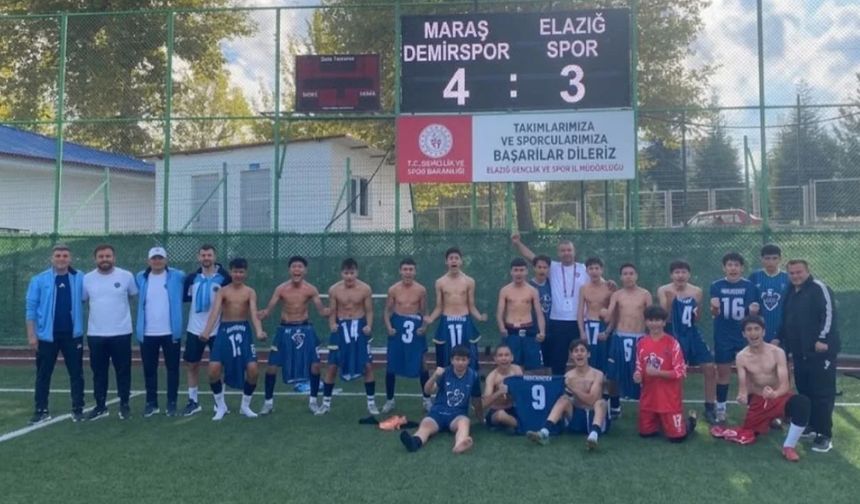 Maraş Demirspor’dan Elazığ’da çifte zafer