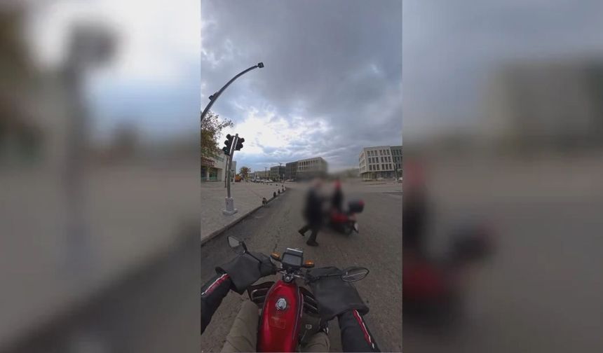 Kahramanmaraş’ta Kırmızı Işıkta Motosiklet Sürücüsüne Saldırı