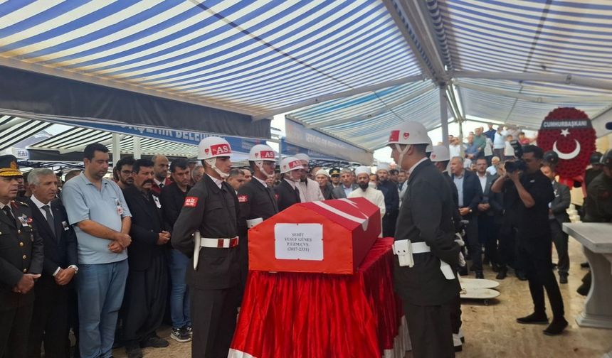 Şehit Uzman Çavuş Yusuf Güneş Son Yolculuğuna Uğurlandı