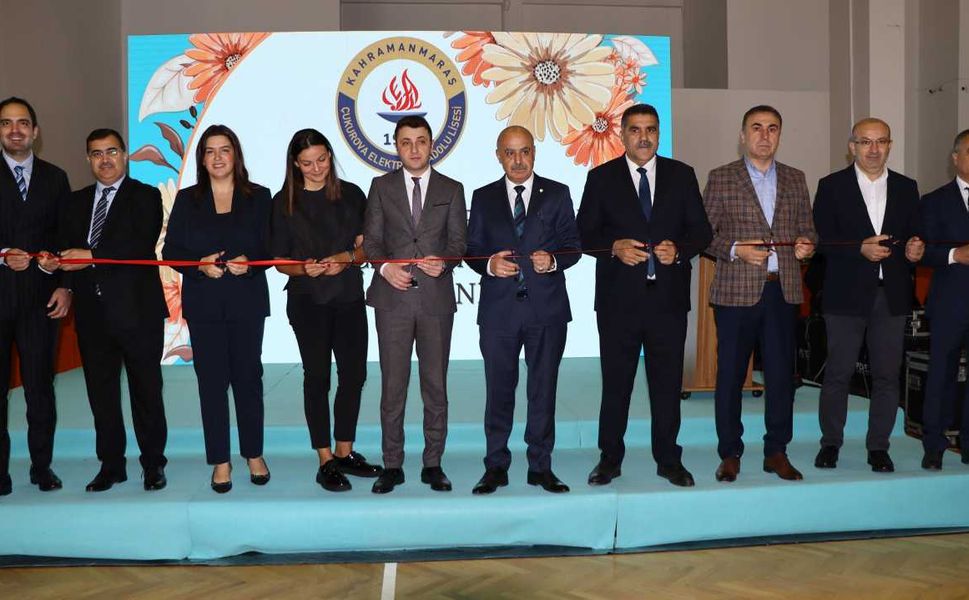 Çukurova Elektrik Anadolu Lisesi Arif Burak Balduk Spor Salonu açıldı