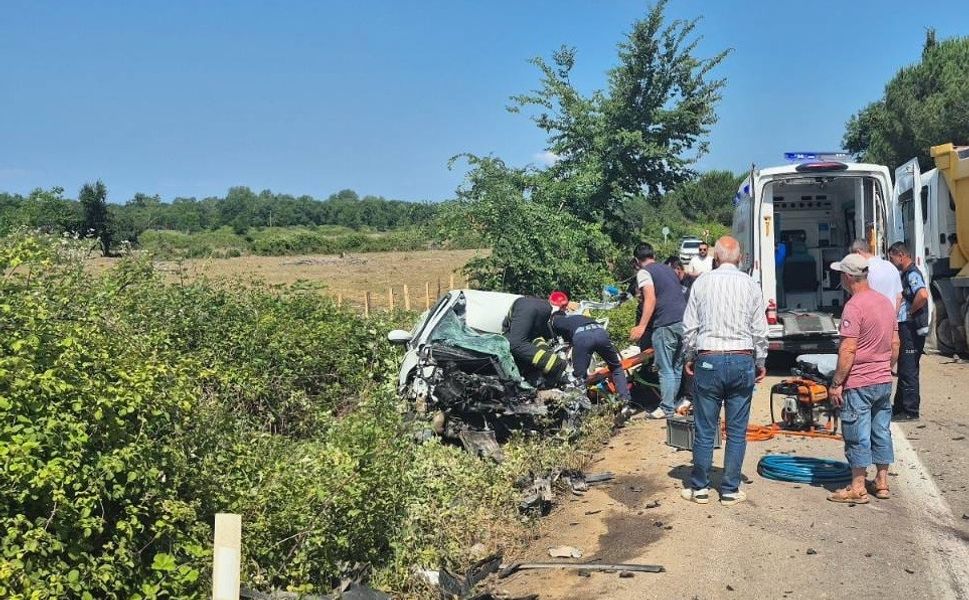 Kazada yaralanan sürücü, hayatını kaybetti