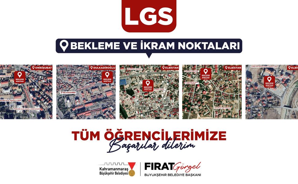 Büyükşehir’den LGS Günü Öğrenci ve Velilere Destek Noktaları