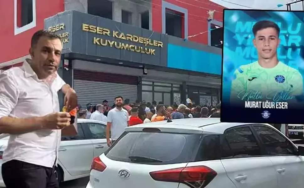 Adana Demirspor'un kalecisi Murat Uğur'un babası, iş yerinde ölü bulundu