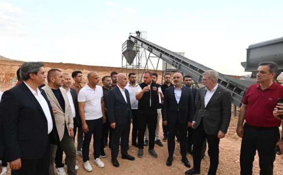 Görgel ve Kirişci, Kuzey İlçelerin Yol Ağına Güç Katacak Tesiste İncelemelerde Bulundu