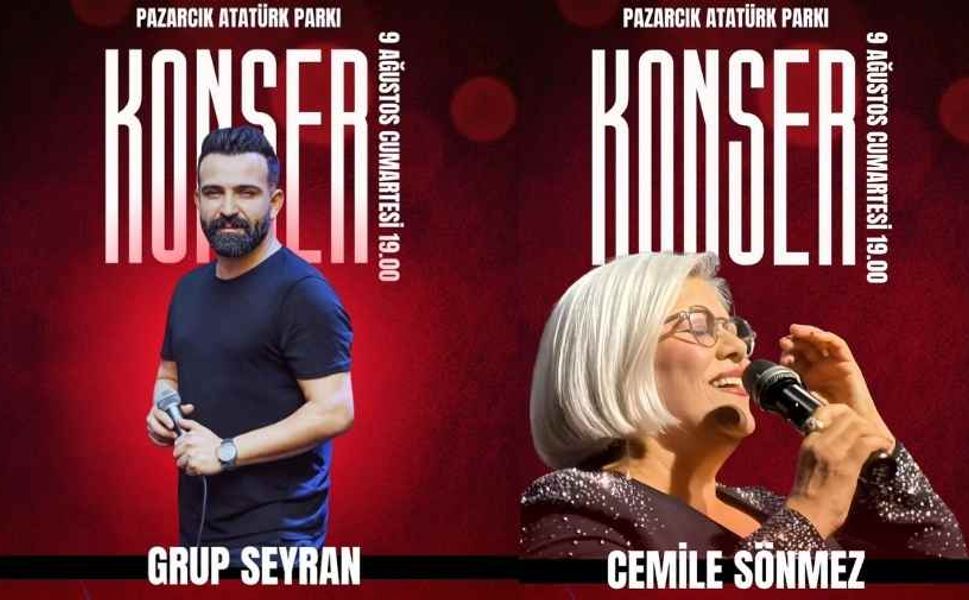 Pazarcık’ta yarın unutulmaz yaz konseri düzenlenecek