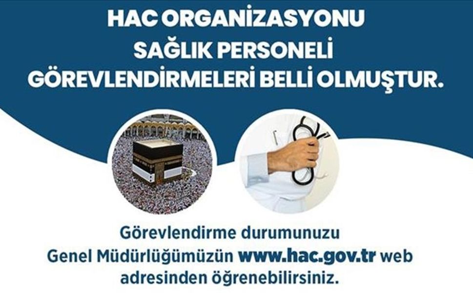 Hacda hizmet verecek sağlık personeli başvuruları başladı