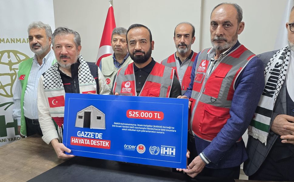 Kahramanmaraşlı İmam Hatipliler’den Gazze’ye Anlamlı Destek